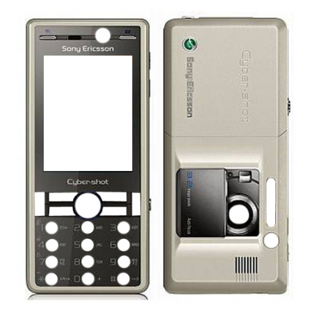 Carcasa Sonye. K810 Plata Frontal+Trasera(tapa bateria)