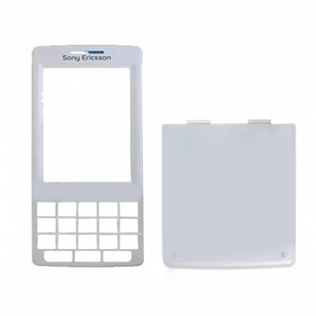 Carcasa Sonyericsson M600i Frontal+Trasera Blanca