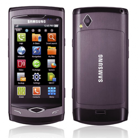 Carcasa Tapa Bateria Samsung S8500 Morado