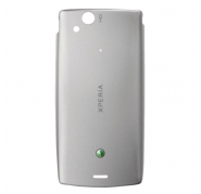 Carcasa tapa bateria sony e. xperia arc  X12,LT15,LT18 plata