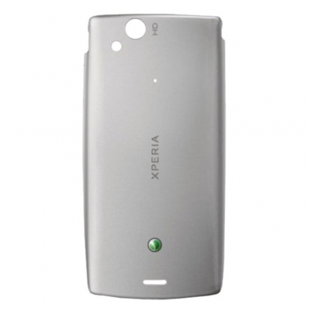 Carcasa tapa bateria sony e. xperia arc  X12,LT15,LT18 plata