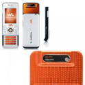 Carcasa Tapa Camara Sonyericsson W580i Naranja