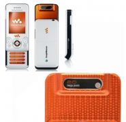 Carcasa Tapa Camara Sonyericsson W580i Naranja