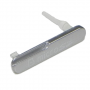 Carcasa / Tapa Tarjeta Memoria Galaxy Note 10.1 N8000 Plata