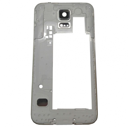 Carcasa Trasera Blanca + Lente Samsung Galaxy S5 SM-G900F SWA