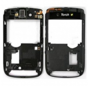 Carcasa Trasera Chasis Marco Central Blackberry 9800 Negro Carcasa Trasera Chasis Marco Central Blackberry 9800 Negro
