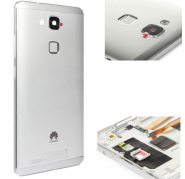 Carcasa trasera con flex sensor Huawei Mate 7 MT7-L01 plata