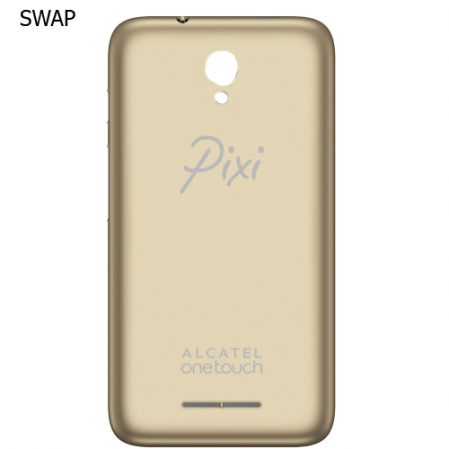 Carcasa Trasera Dorada Alcatel OT Pixi First 4024D SWAP
