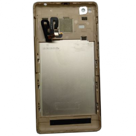 Carcasa Trasera Dorada + Flex Lector Huella Xiaomi Mi 3 S Pro SW