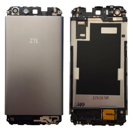 Carcasa Trasera Gris + Buzzer Trasero Zte Blade V6 SWAP