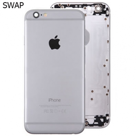 Carcasa Trasera Gris Con Componentes iPhone 6 de 4,7" SWAP