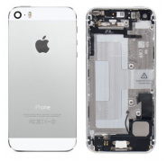 Carcasa Trasera iPhone 5 Blanca con flex, tarjetero sim..