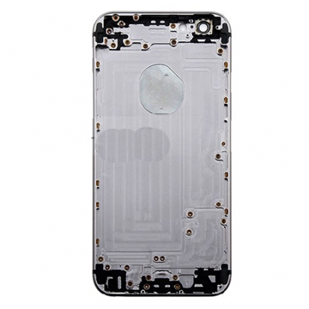 Carcasa Trasera iPhone 6 Plus Plata Sin Componente SWAP