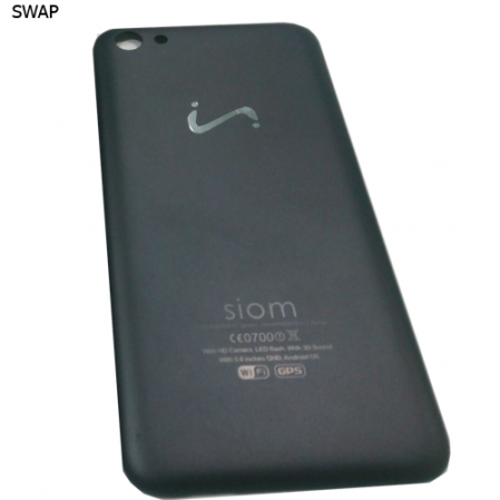 Carcasa Trasera Negra Siom X4 SWAP