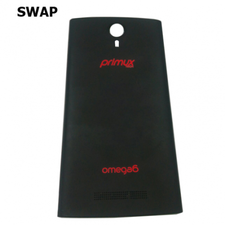 Carcasa Trasera Negra-Roja Primux Omega 6 SWAP