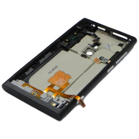Carcasa Trasera Nokia Lumia 800 Negra SWAP