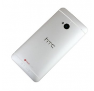 Silver Back Cover HTC One M7,801E