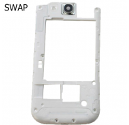 Carcasa Trasera Central Samsung Galaxy S3 i9300 Blanca SWAP