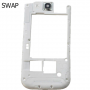 Carcasa Trasera Central Samsung Galaxy S3 i9300 Blanca SWAP