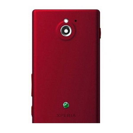 Carcasa Trasera/Tapa Bateria Sony Xperia Sola MT27i Roja