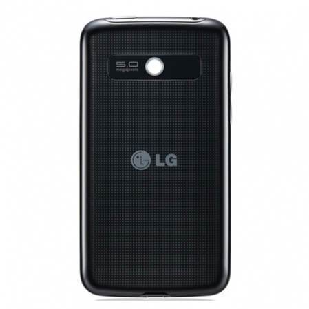 Carcasa Trasera/Tapa Bateria Lg Optimus Hub E510 Negra