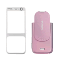 Carcasa Nokia N73 Frontal+Trasera Blanca/Rosa