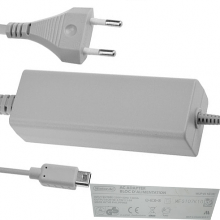 Cargador Adaptador de Corriente Gamepad Wii U WUP-011(EUR) SWAP