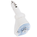 Cargador Auto Universal Plegable USB Blanco