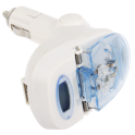 Cargador Auto Universal Plegable USB Blanco