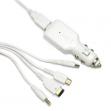 Cargador de Auto 5 en 1 para NDS, NDSi, NDS LITE, PSP... Blanco