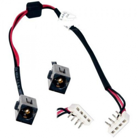 Conector DC Jack con cable Toshiba Satellite A660, A660d...