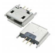 Conector Vertical Micro USB 5 Pines