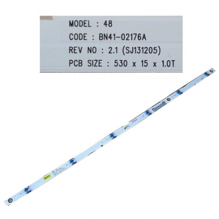 Conexión Tira Led BN41-02176A Samsung 48H6640S
