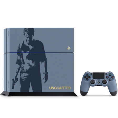 Consola Playstation 4 Uncharted 1tb + Mando + Cables 2ª Mano