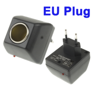 EU Plug Car Charger Switch