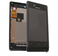 Display + Carcasa + Tactil Sony Xperia Miro ST23i Negro