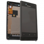 Display + Carcasa + Tactil Sony Xperia Miro ST23i Negro