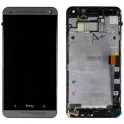 Display + Tactil + Carcasa Completa HTC One M7 801E Negra