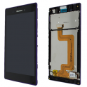 Display + Tactil + Carcasa Sup. Sony Xperia T3 D5102 Purple
