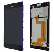 Display + Tactil + Carcasa Sup. Sony Xperia T3 D5102 Purple