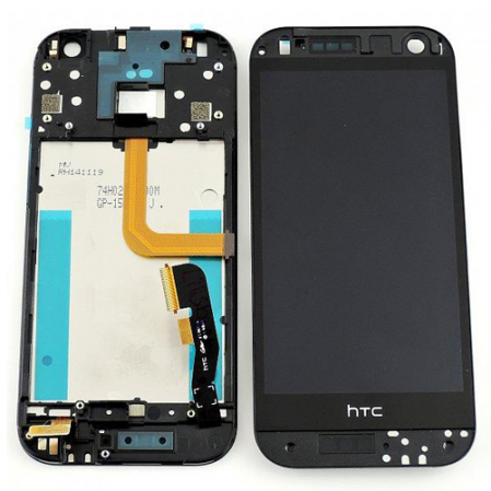 Display + Tactil + Marco Frontal HTC One M8 Negro