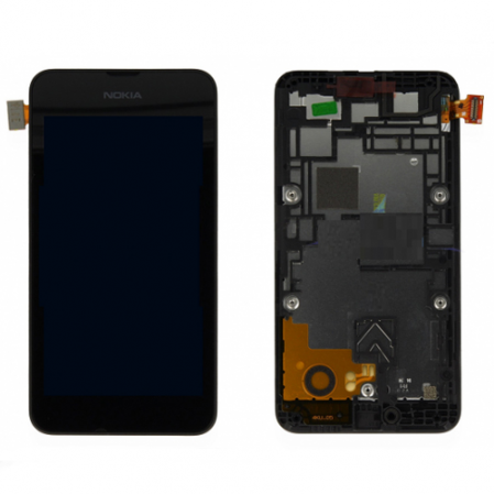 Display + V. Tactil + Carcasa Frontal Nokia Lumia 530 Negro