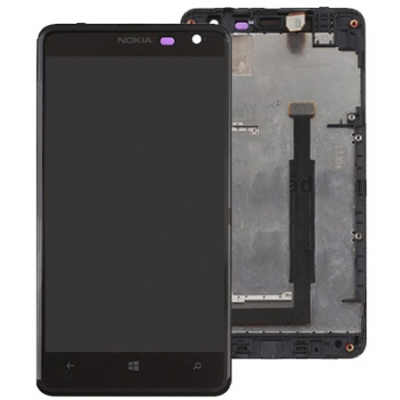 Display + V. Tactil + Carcasa Frontal Nokia Lumia 625 Negro