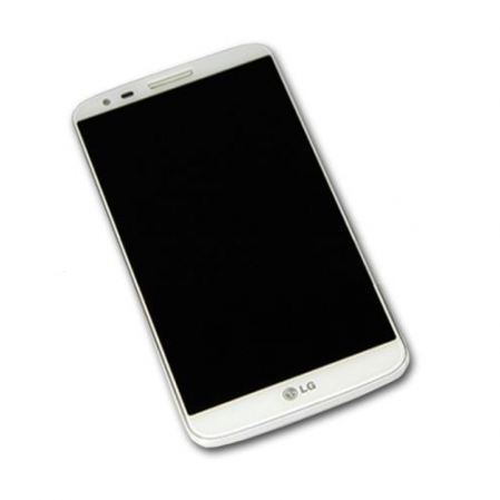 Display + Tactil + Carcasa Frontal LG G2 D802 Blanco