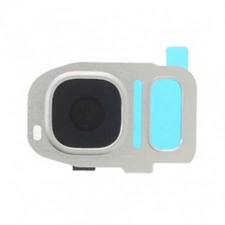 Embellecedor Camara Samsung S7 Edge SM-G935F Plata SWAP