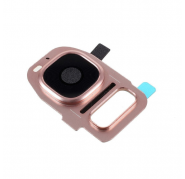 Embellecedor Camara Samsung S7 Edge SM-G935F Rosa SWAP