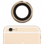 Embellecedor con lente camara dorado iPhone 6, 6s...