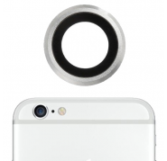 Embellecedor con lente camara gris plata iPhone 6, 6s...