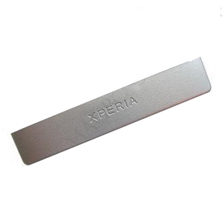 Embellecedor Inferior Sony Xperia P LT22i Plata