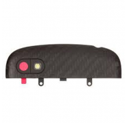 Embellecedor Superior + Flash BlackBerry Q10 Negra